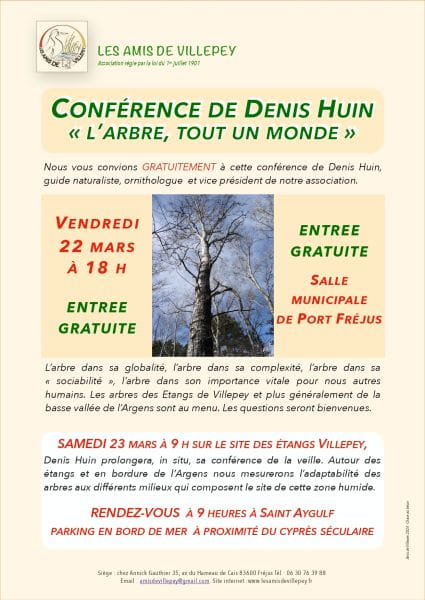 Conférence de Denis Huin