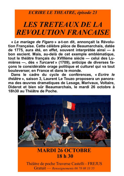 Scrivi al teatro "i cavalletti della rivoluzione francese"
